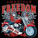 American Freedom Biker